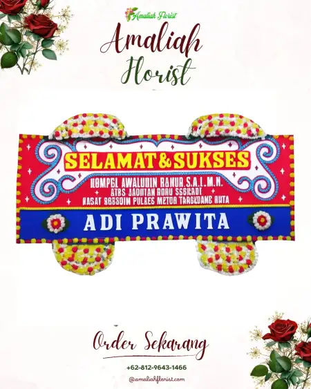 Papan Bunga Ucapan Selamat Blawi